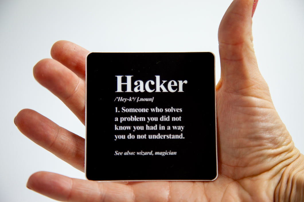 UAT Hacker Definition Sticker