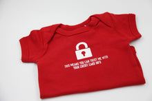 Load image into Gallery viewer, Infant UAT This Means You Can Trust Me With Your Credit Card Info Onesie
