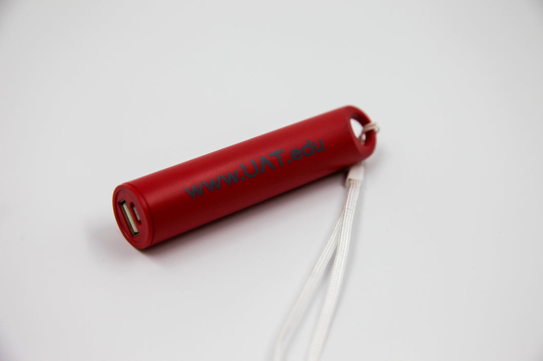 UAT Red Power Bank with Wrist Strap